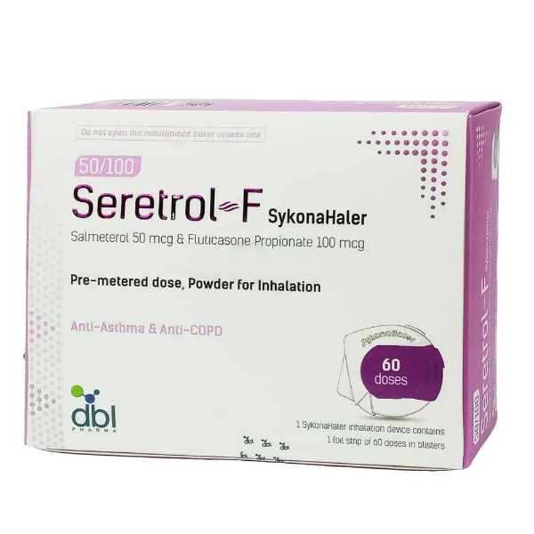 SERETROL-F 50/500 MCG ( SYKONA HALER )